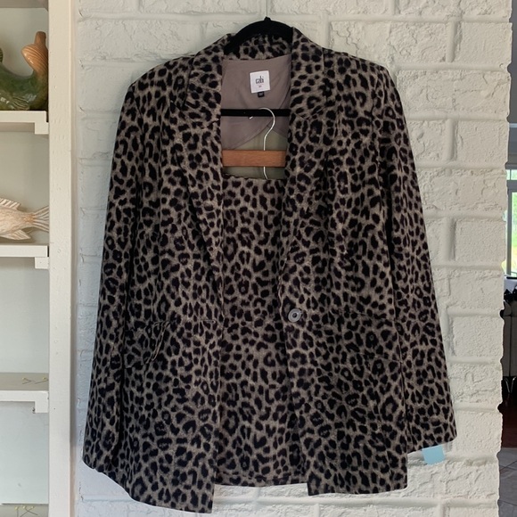 CAbi Leopard Print Skirt Set - Black and Brown - Picture 3 of 16